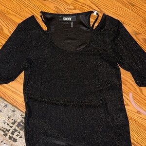 DKNY shimmer top